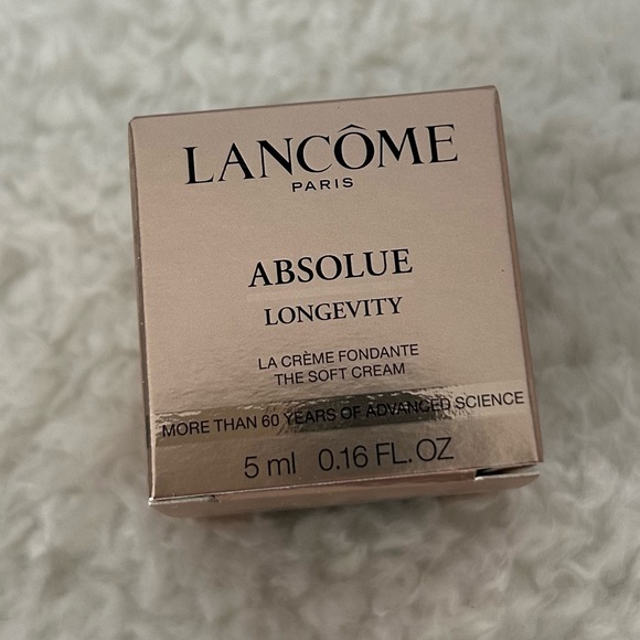 Lancôme Absolue Longevity Soft Cream Anti Aging Face Moisturizer Sample NEW - Picture 2 of 2